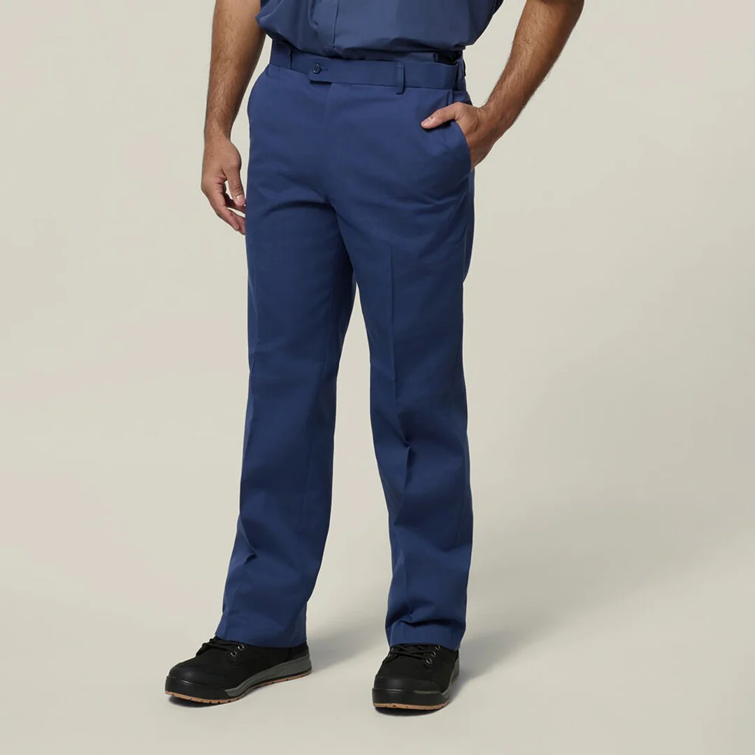 Hard Yakka Pants Double Pleat Regular Poly/Gab. Navy - Image 3