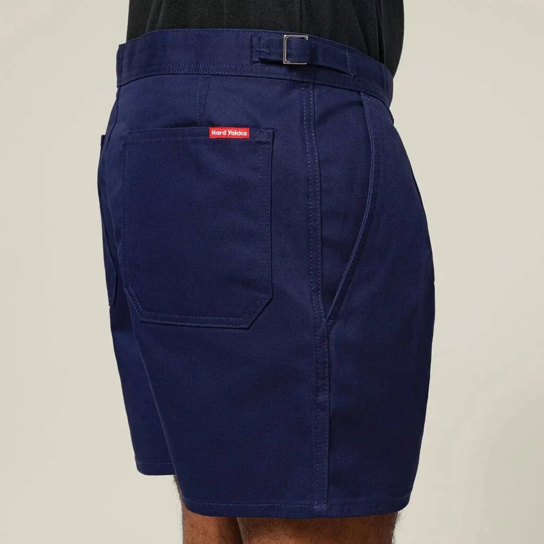 Hard Yakka Shorts Navy Stout - Image 2