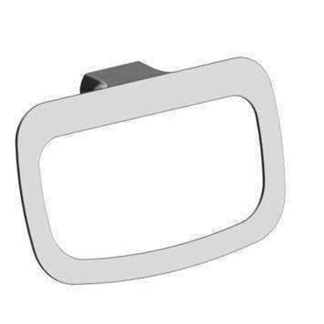 Harmony Bassini Towel Ring Black Chrome - Image 2