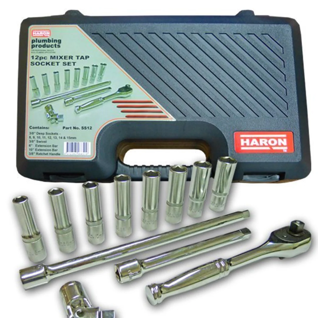 Haron Mixer Tap Socket Set 12Pc Ss12 - Image 2