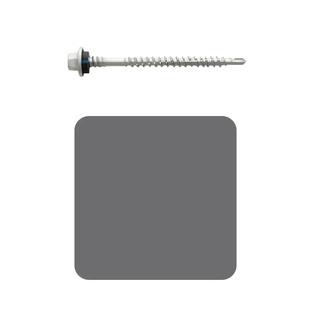 Roofing Screw Timber/Metal M6# 50mm Colorbond (1000 Pack) - Image 2