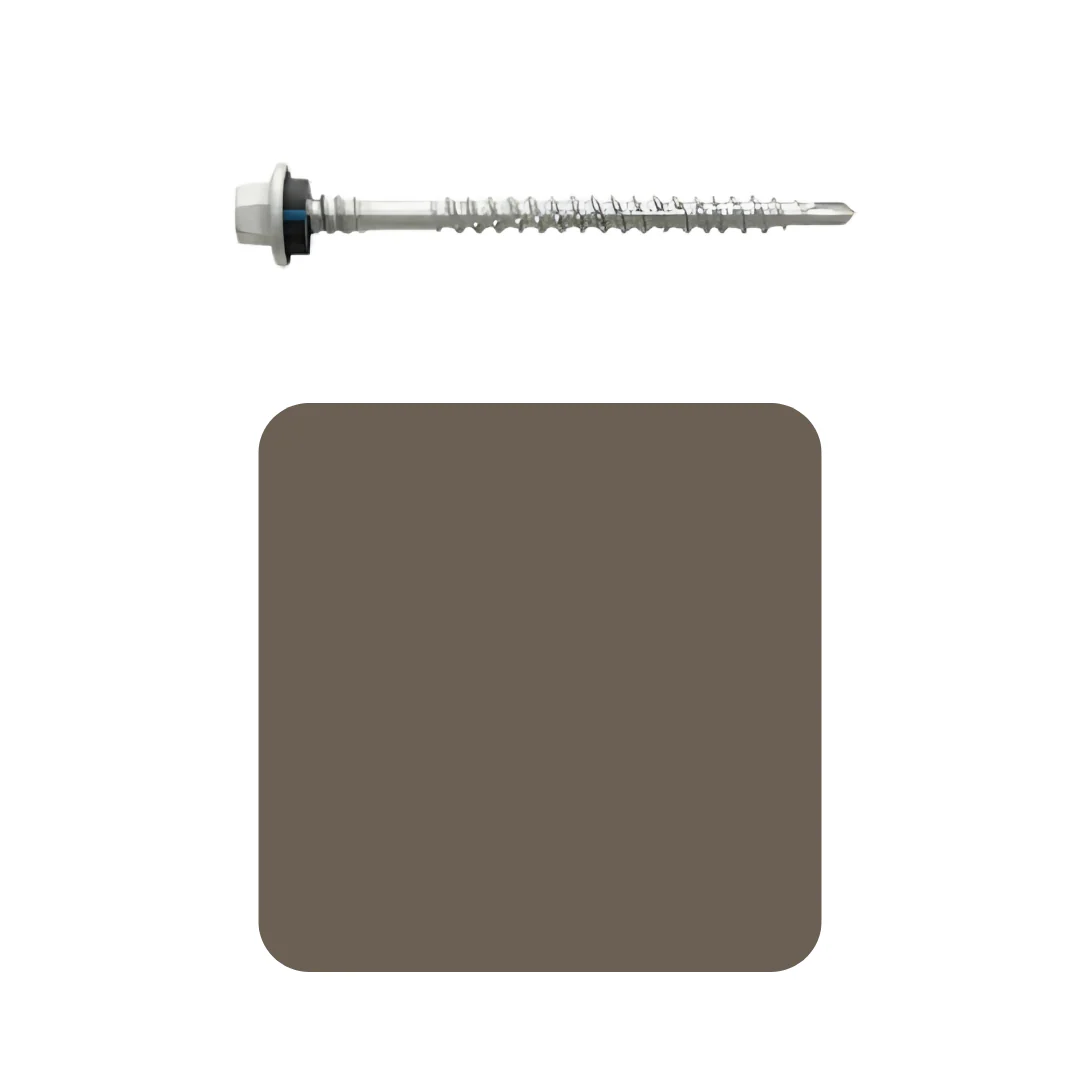Roofing Screw Timber/Metal M6# 50mm Colorbond (1000 Pack) - Image 9