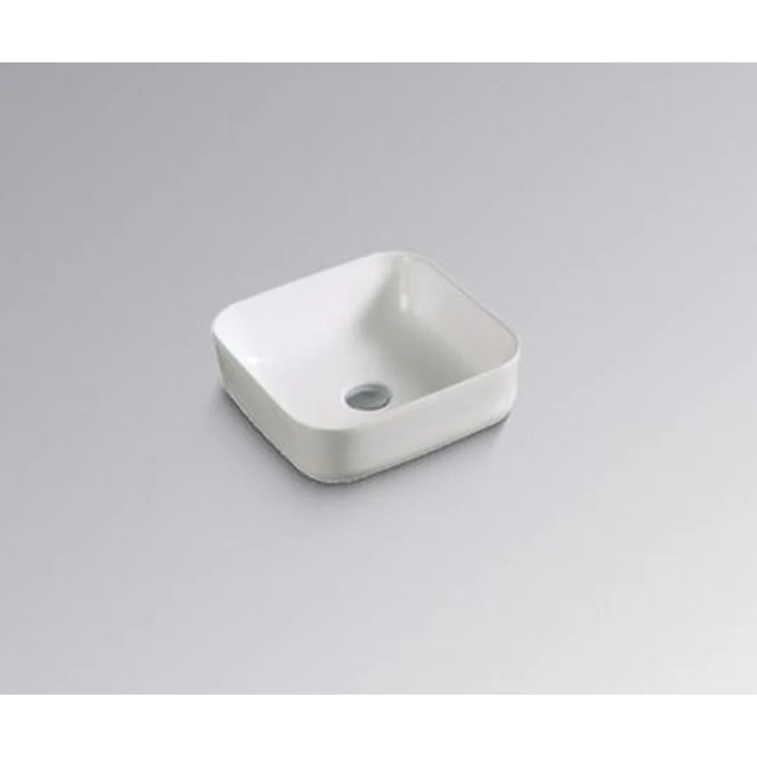 Innova Fine Above Counter Basin No Tap Hole No Overflow White B-1091