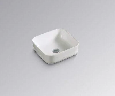 Innova Fine Above Counter Basin No Tap Hole No Overflow White B-1091 - Image 3