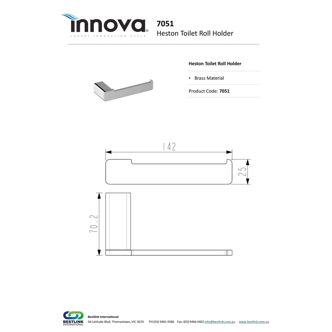 Innova Heston Toilet Roll Holder - Image 4