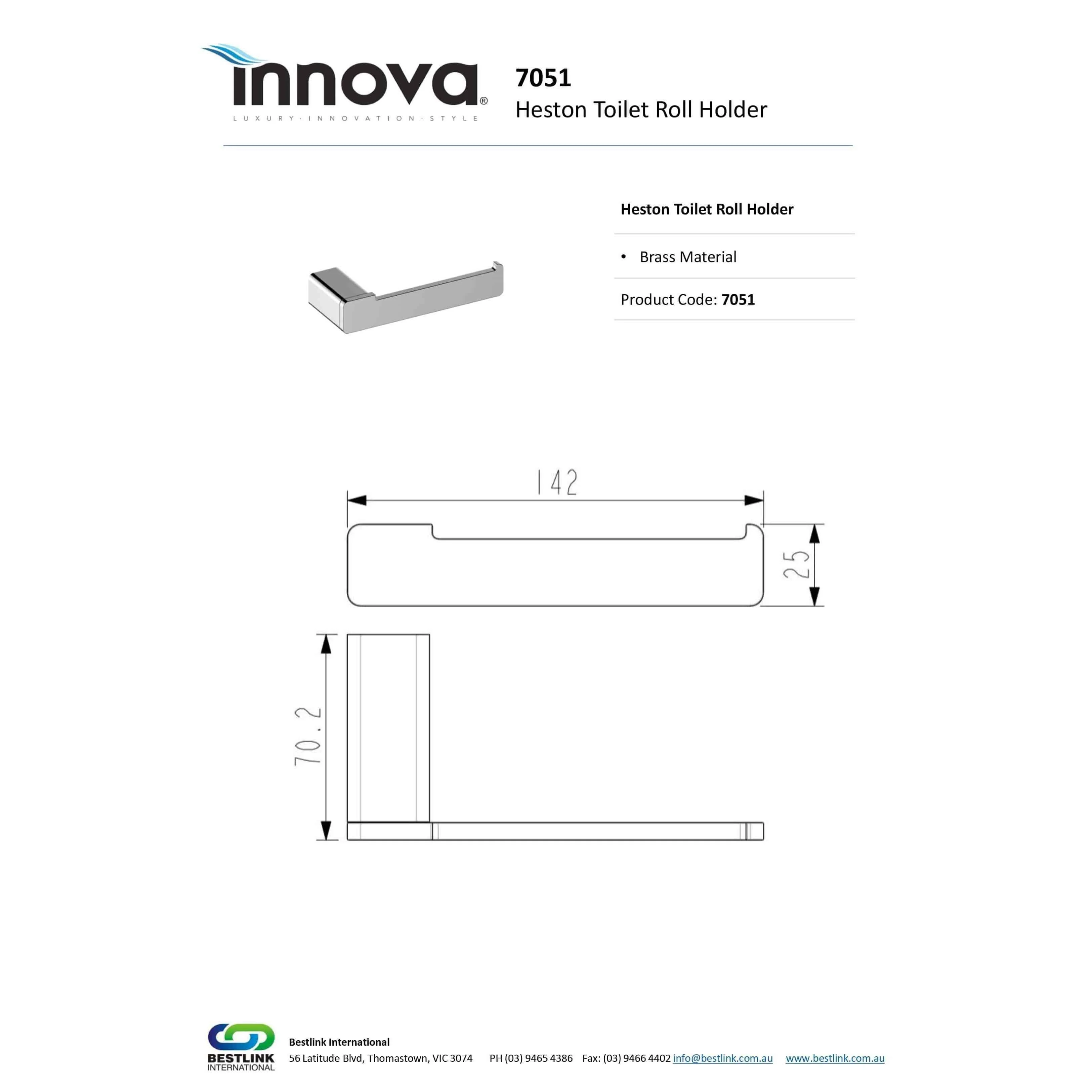 Innova Heston Toilet Roll Holder - Image 5