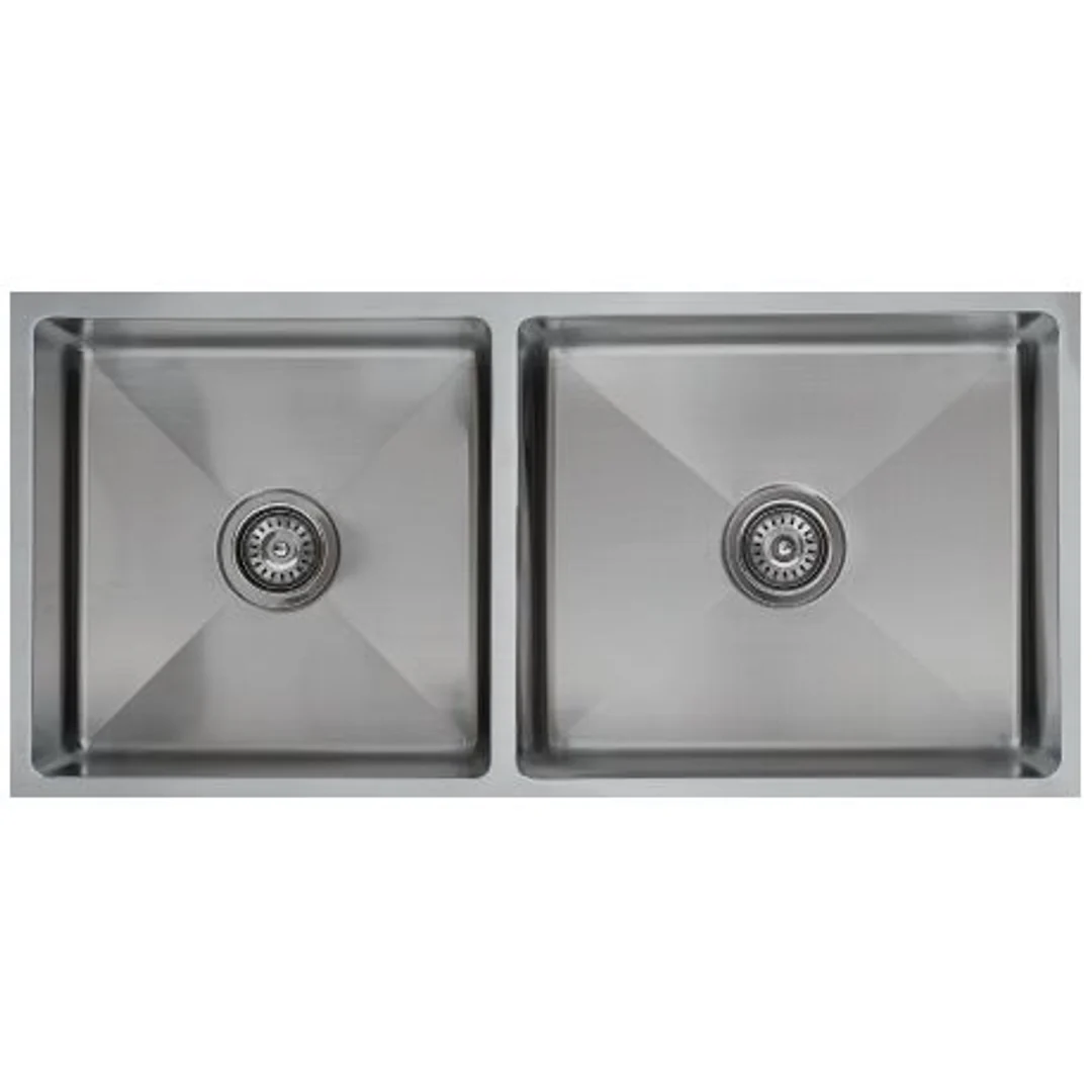Interchange Uptown 250 Double Bowl Sink Radius Corner - 975 X 450 X 250 - Image 2