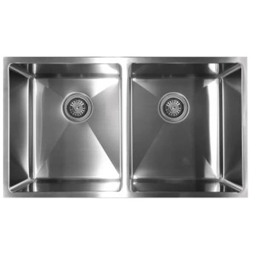 Interchange Uptown QBR2 Double Bowl Sink 785 X 440 X 200 - Image 2