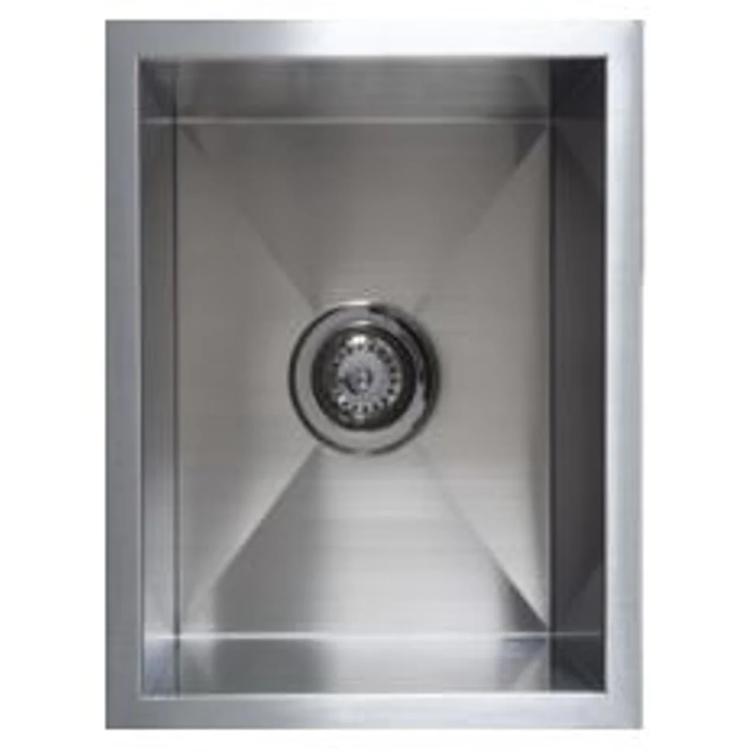 Interchange Uptown Single Bowl Sink 350 X 450 X 200 - Radius Corner - Image 2