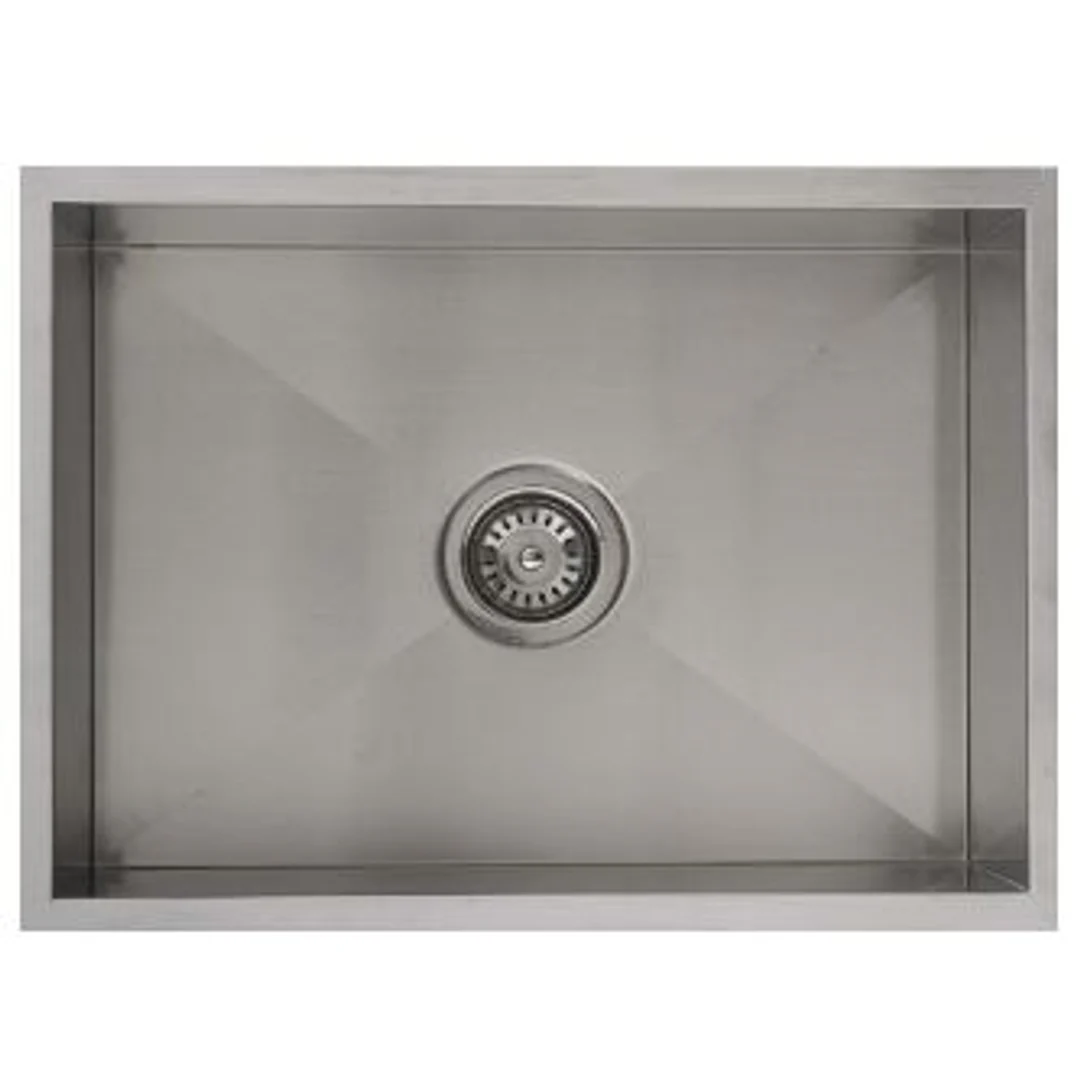 Interchange Uptown Single Bowl Sink 550 X 450 X 200 Radius Corner - Image 2