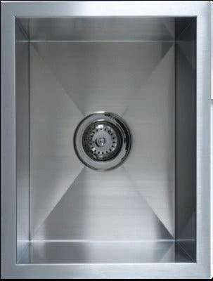 Interchange Uptown Single Square Sink 350 X 450 X 250 - Radius Corner