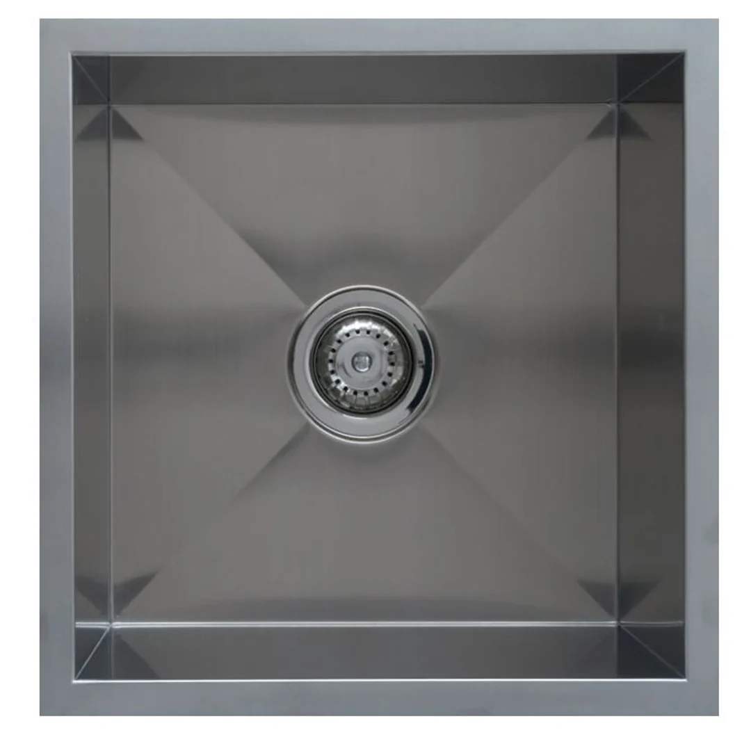 Interchange Uptown Single Square Sink 450 X 450 X 250 - Radius Corner - Image 2