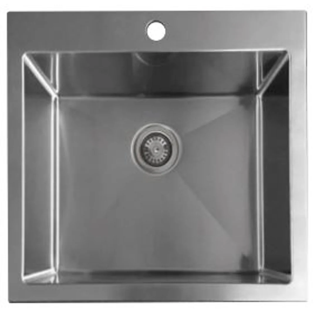 Interchange Uptown Utr540 Single Square Sink 1 Tap Hole 540X505X250 Radius Corner - Image 2