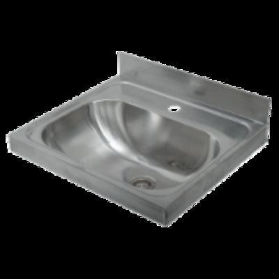 Interchange Uptown Wall Mounted Wash Basin 1 Tap Hole S/Steel 500 X 420 X 170 Sswb - Image 3