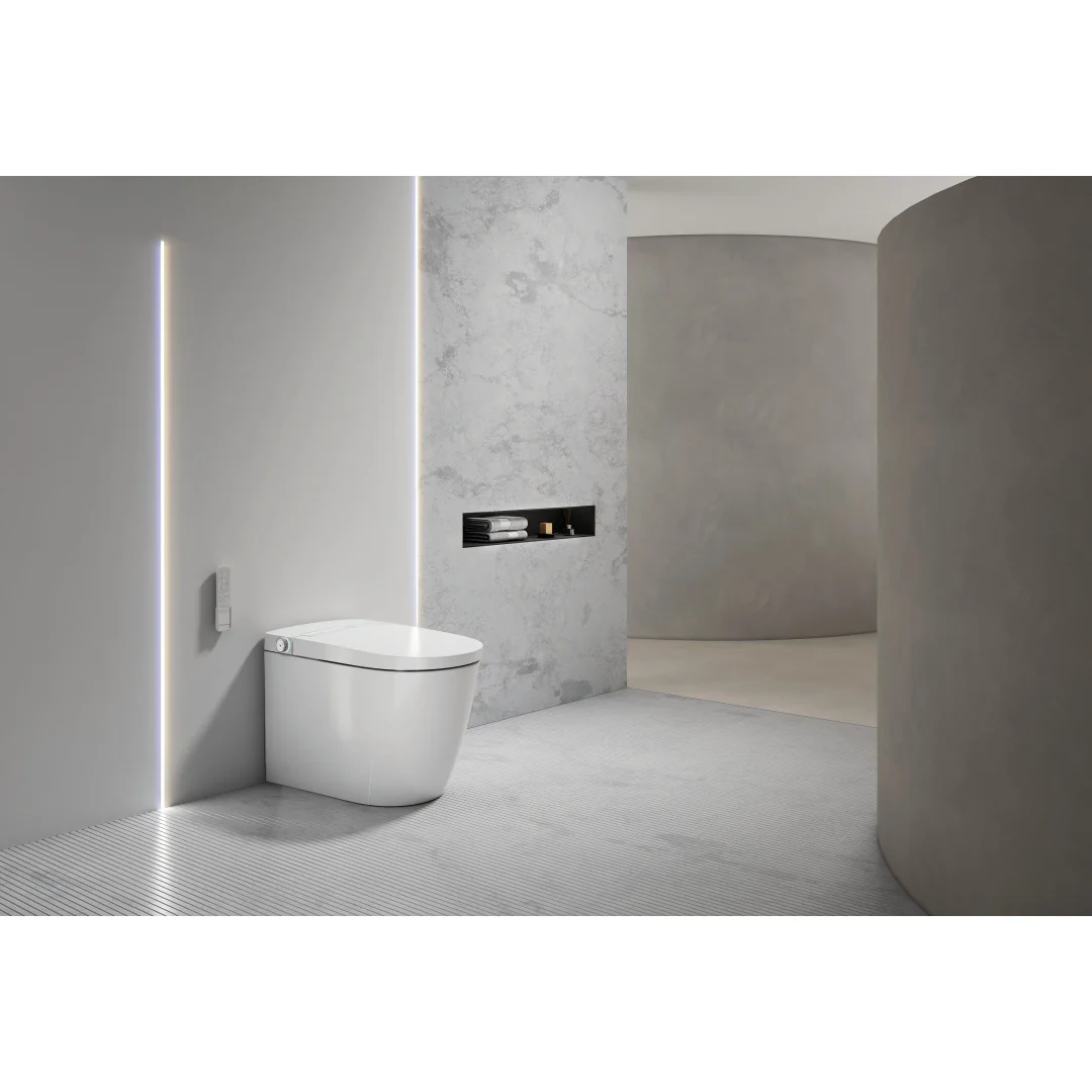 Johnson Suisse Avanzo Smart Toilet Wall Faced Rimless Suite - Image 3