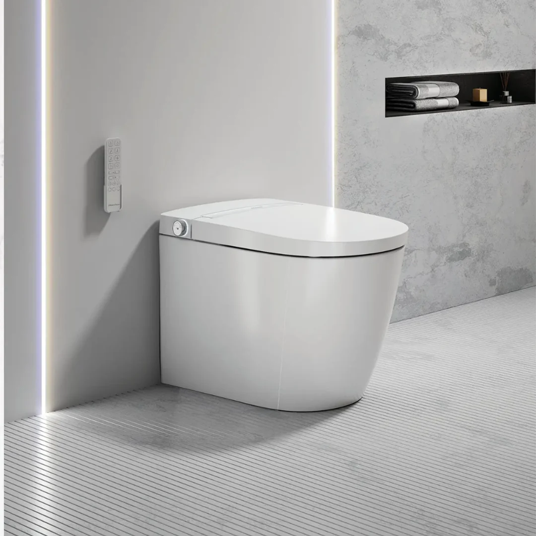 Johnson Suisse Avanzo Smart Toilet Wall Faced Rimless Suite - Image 4