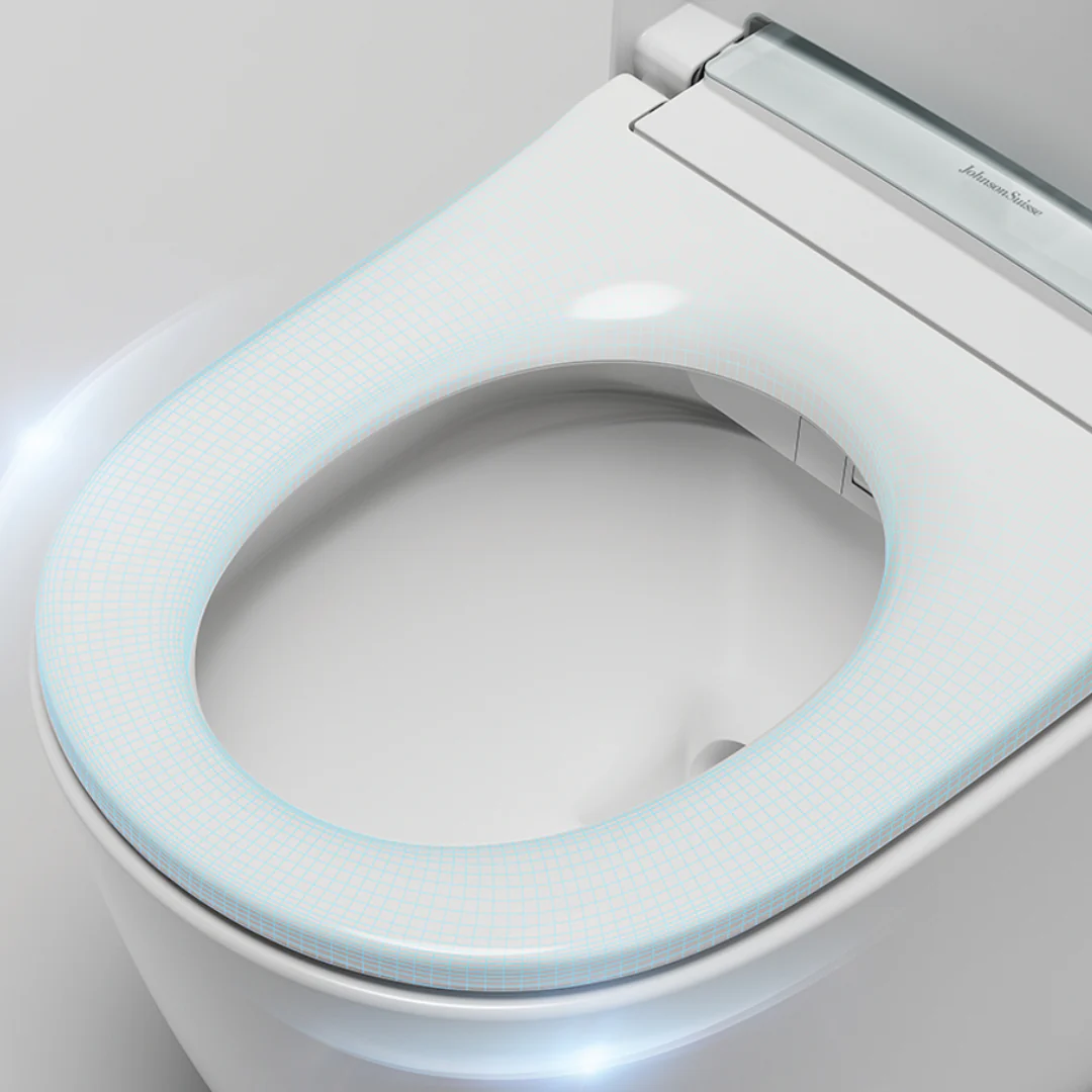 Johnson Suisse Avanzo Smart Toilet Wall Faced Rimless Suite - Image 5