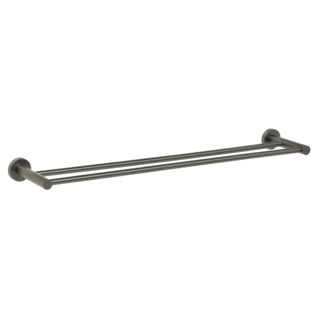 Johnson Suisse Venezia Double Towel Rail 600Mm Gun Metal