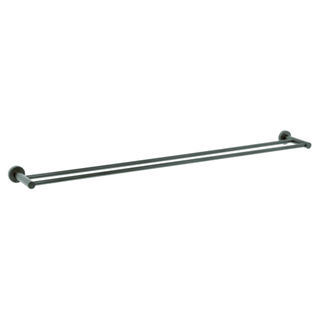 Johnson Suisse Venezia Double Towel Rail 900Mm Gun Metal