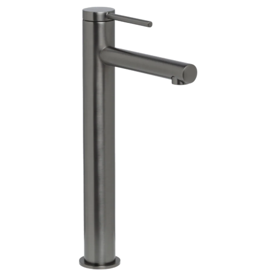 Johnson Suisse Venezia Extended Basin Mixer Gun Metal Lead Free