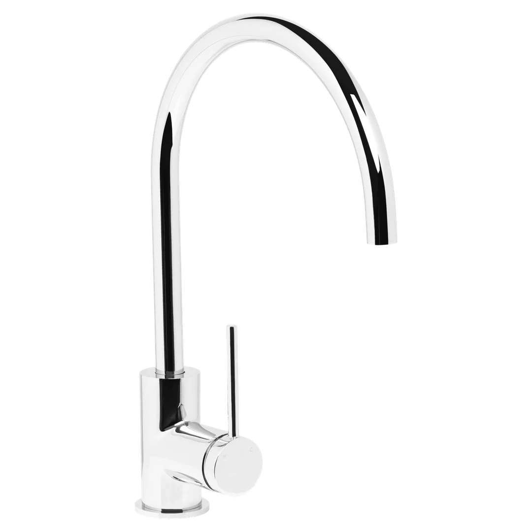 Johnson Suisse  Venezia Gooseneck Sink Mixer Chrome Lead Free