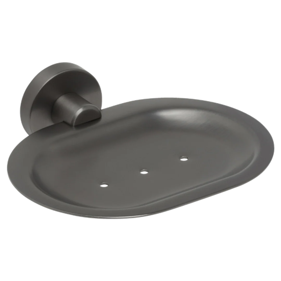 JOHNSON SUISSE VENEZIA SOAP DISH GUN METAL