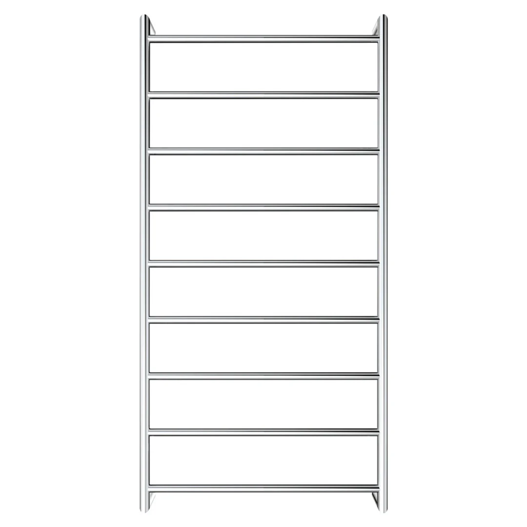 Fienza Kaya Round Heated Towel Rail 60120 Chrome 9 Bars 600 X 1200 X 100mm - Image 3