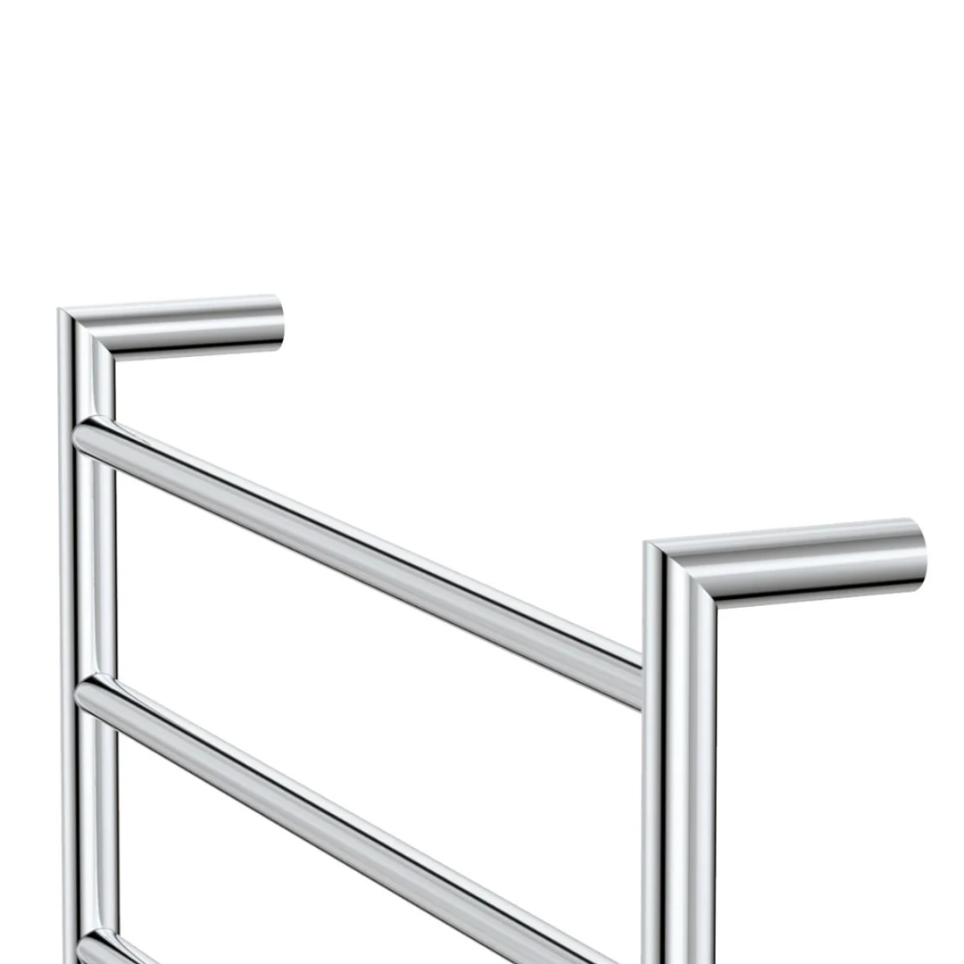 Fienza Kaya Round Heated Towel Rail 6045 Chrome 4 Bars 600 X 450 X 100mm - Image 6