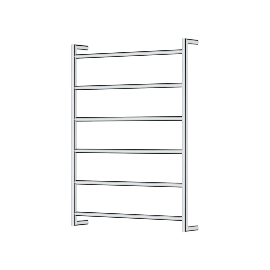 Fienza Kaya Round Heated Towel Rail 6080 Chrome 6 Bars 600 X 800 X 100mm