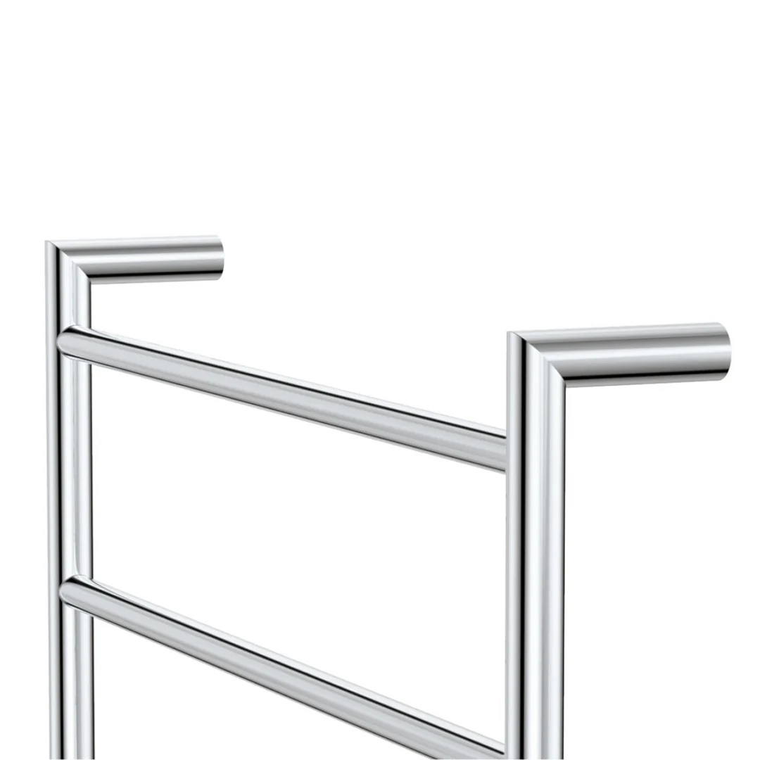 Fienza Kaya Round Heated Towel Rail 6080 Chrome 6 Bars 600 X 800 X 100mm - Image 4