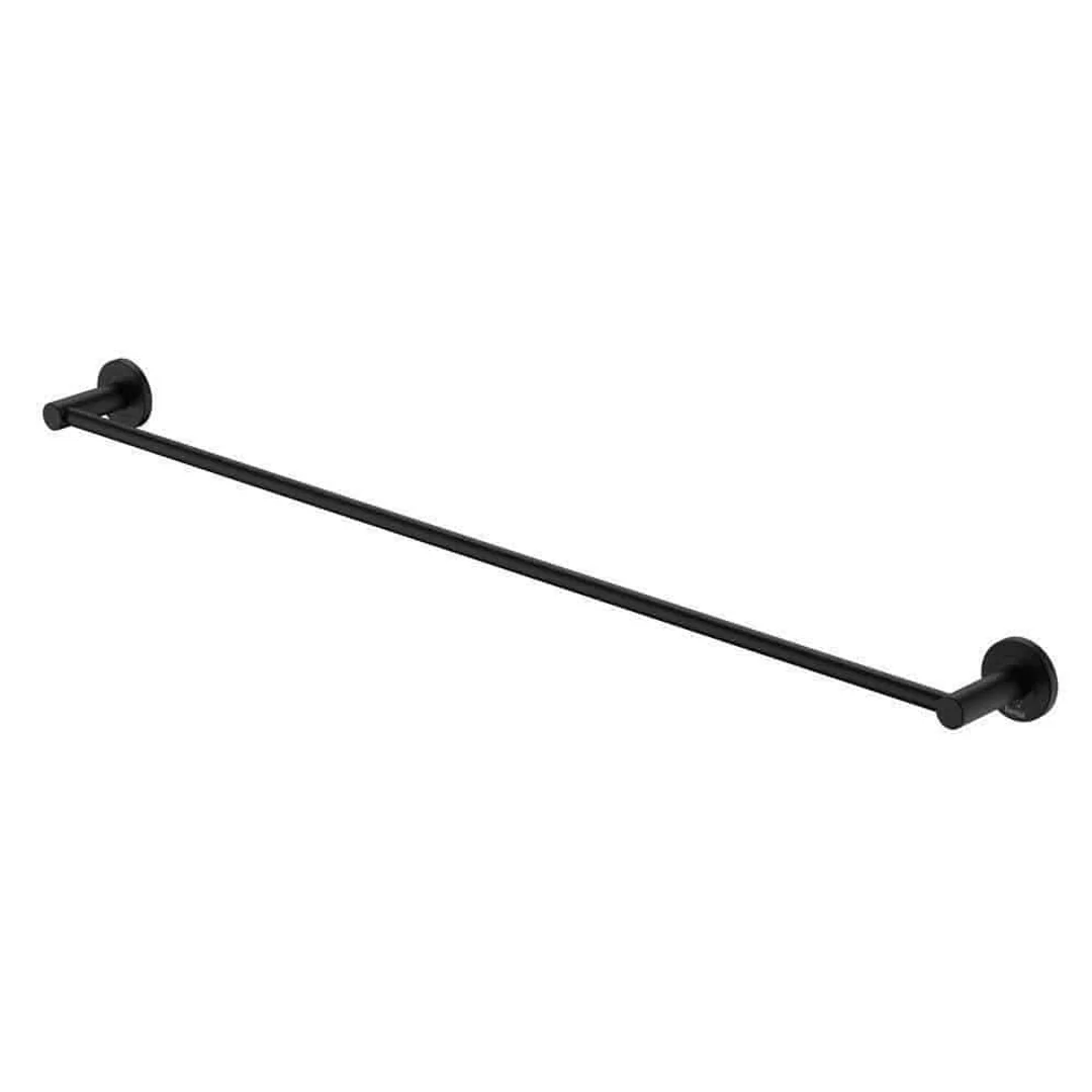 Fienza Kaya Single Towel Rail 900mm Matte Black - Image 2