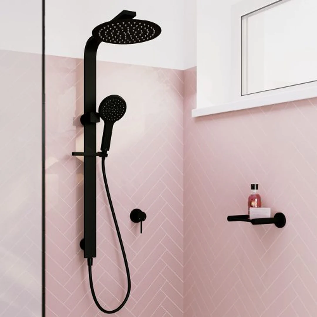 Fienza Kaya Soap Shelf Matte Black - Image 3
