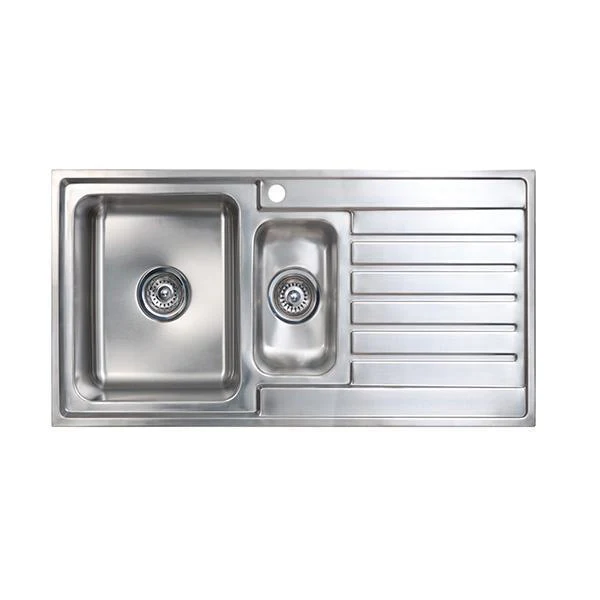 Kubic S/S Sink 1+1/2B-1D 1000X500  Rd By Seima(Seima P#:Sks-Ka150-Rd)