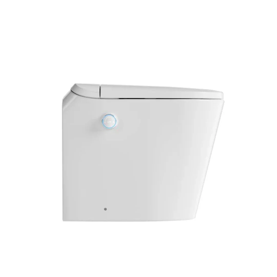 Lafeme Autolux Inwall Cistern Floor Pan Smart Toilet 592X400X492mm & Gun Metal Flush Plate - Image 4