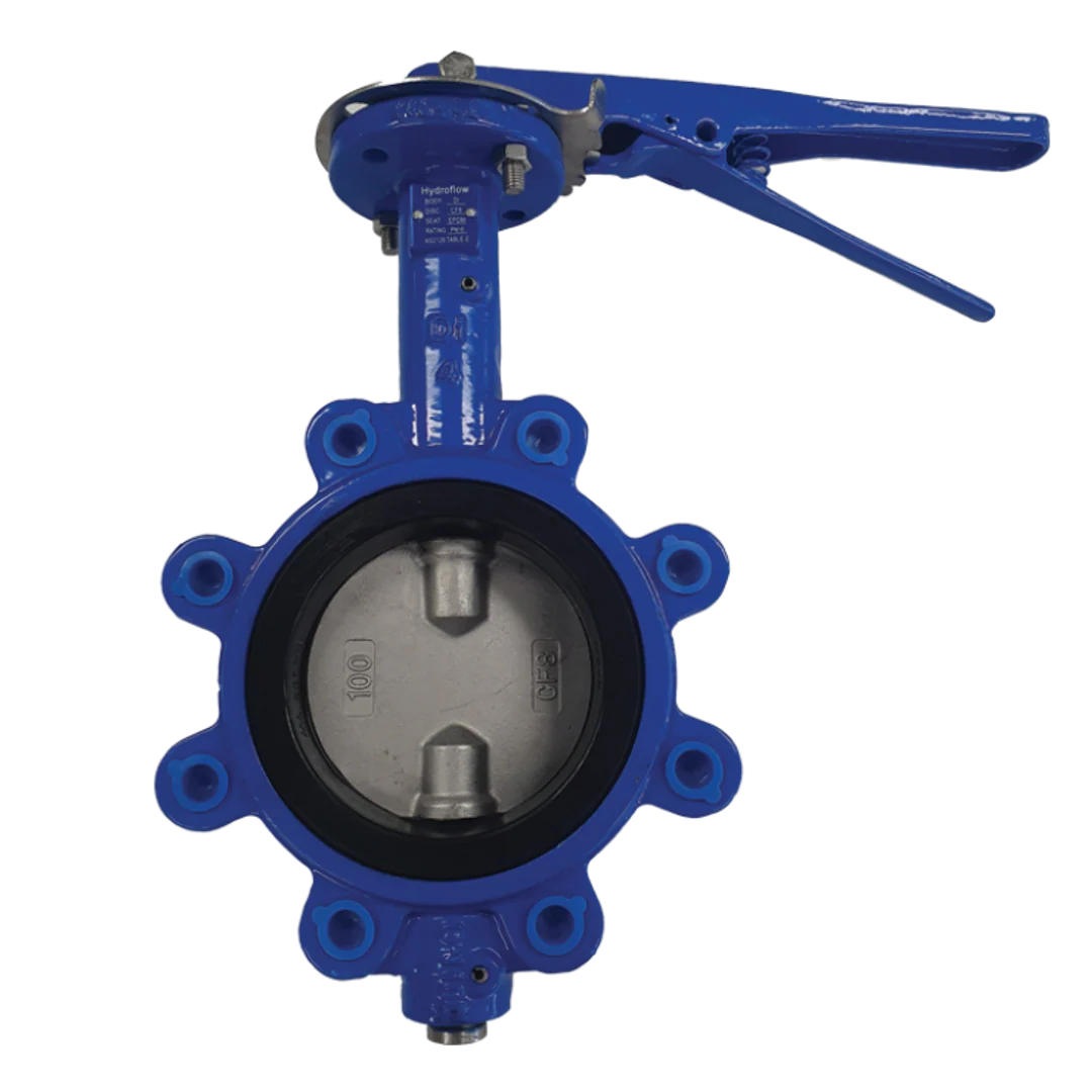 Lever Handled Lugged Butterfly Valve Table E