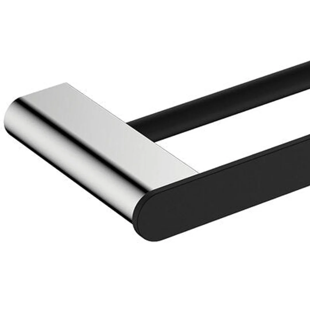 Lincoln Black And Chrome Double Towel Rail(Fienza P#:86008600)