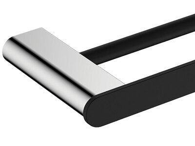 Lincoln Black And Chrome Double Towel Rail(Fienza P#:86008600) - Image 3