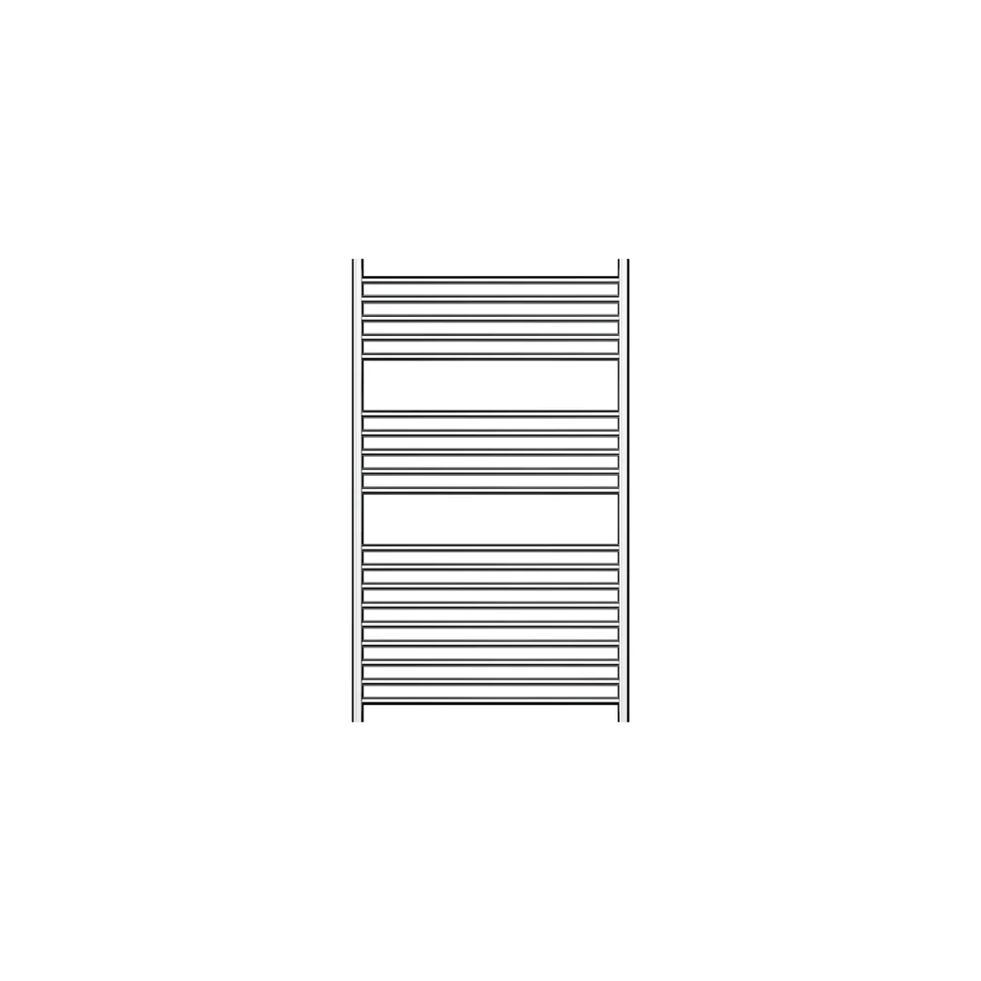 Linsol Allegra 19 Bar Wide Heated Towel Rail - Chrome - Image 3