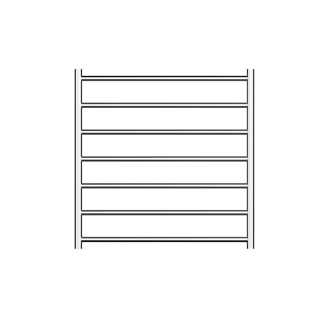 Linsol Allegra 7 Bar Heated Towel Rail - Chrome - Image 3