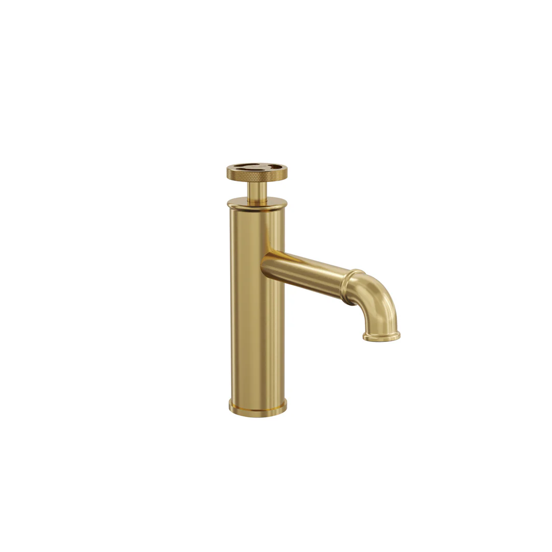 Linsol Dynamik Basin Mixer - Brushed Brass - Image 3