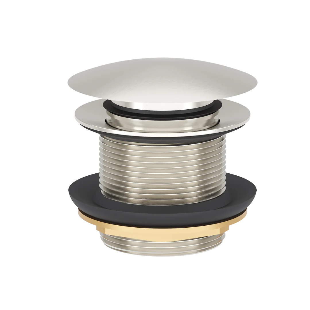 Linsol Ezyflow 40Mm Pop-Up Plug & Waste With Flexible Connector Brushed Nickel