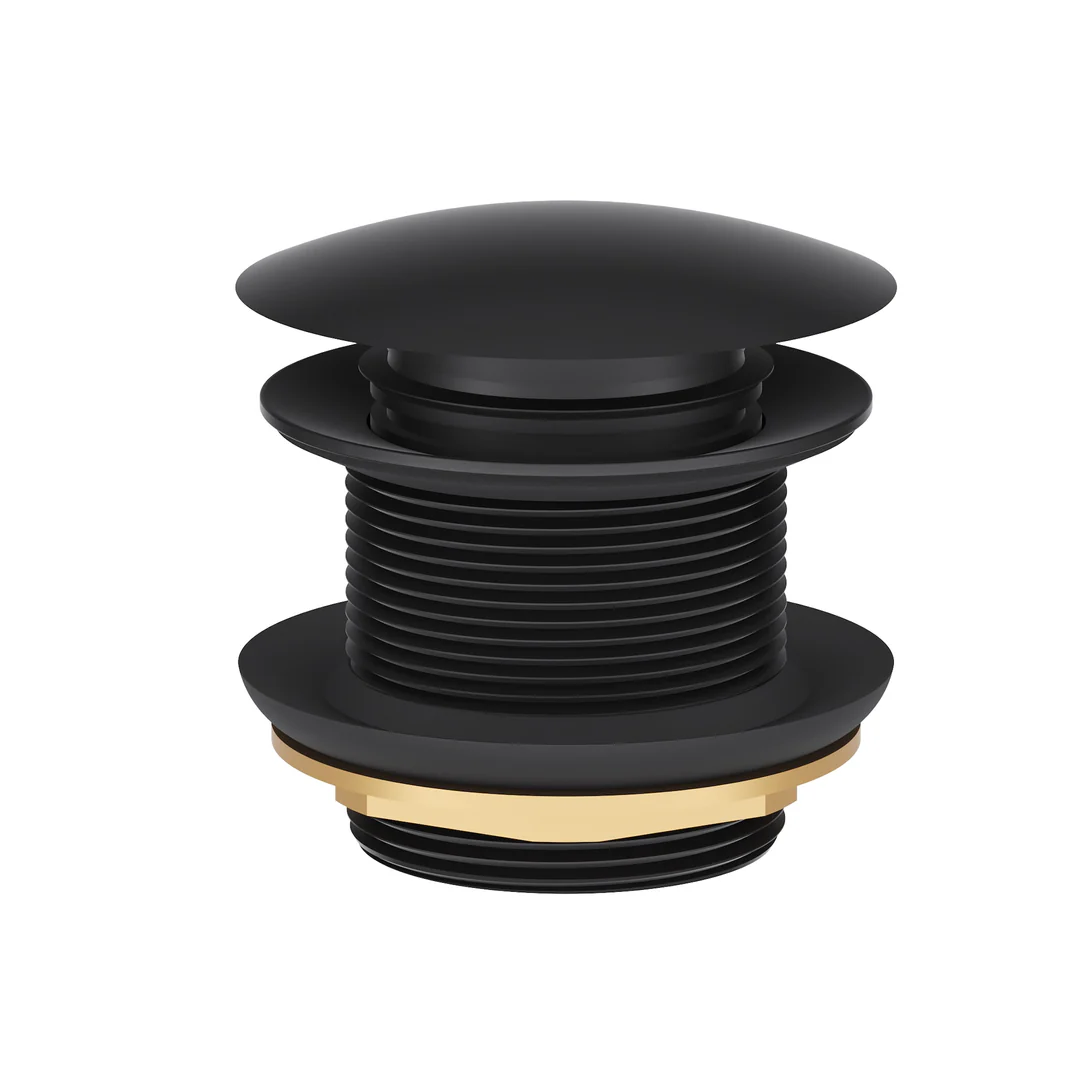 Linsol Ezyflow 40Mm Pop-Up Plug & Waste With Flexible Connector Matte Black