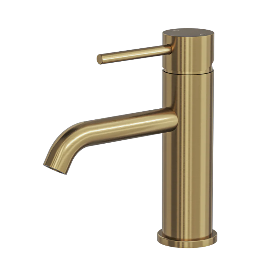 Linsol Gigi S3 Basin Mixer Brushed Brass