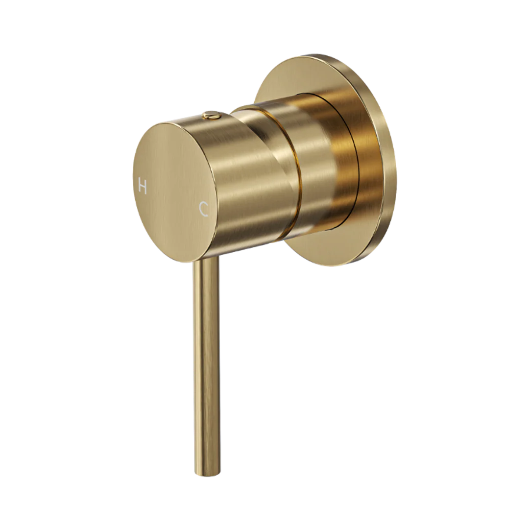 Linsol Gigi S3 Wall Mixer Trim Kit Brushed Brass