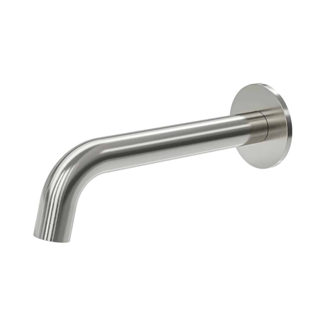 Linsol Gigi S3 Wall Mount Basin Or Bath Spout Brushed Nickel
