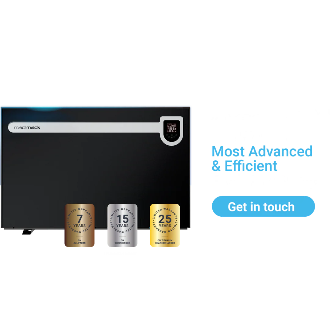 Madimack Heat Pump Elite V4 - 100 (3D Airflow - 7 Years Warranty - 10A 3 Pin Plug)