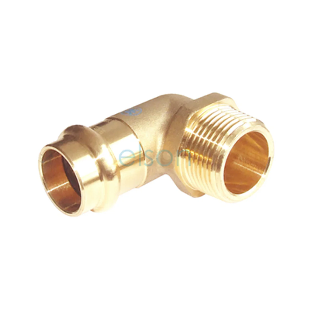 Copper Press Male Elbow - Water - Image 2
