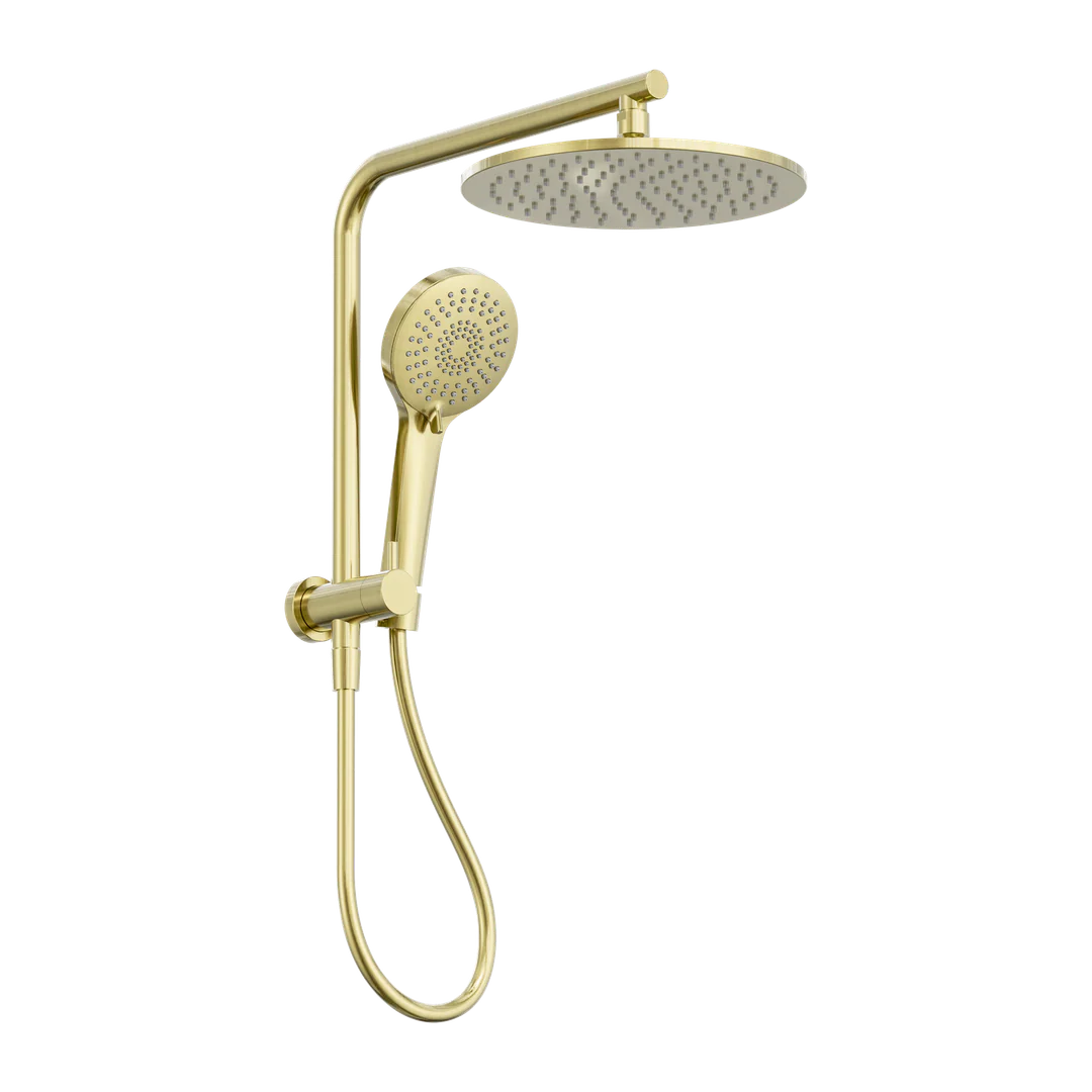 Mecca 2 In 1 Twin Nero Shower - Brushed Gold