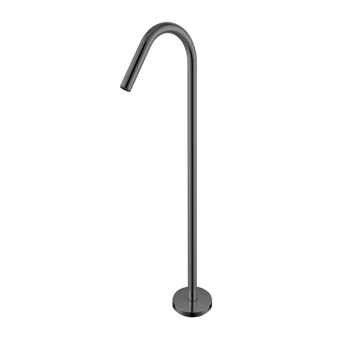 Nero Bianca Floor Standing Bath Spout Gun Metal - Image 7