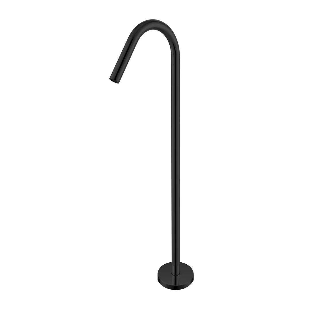Nero Bianca Floor Standing Bath Spout Matt Black - Image 3